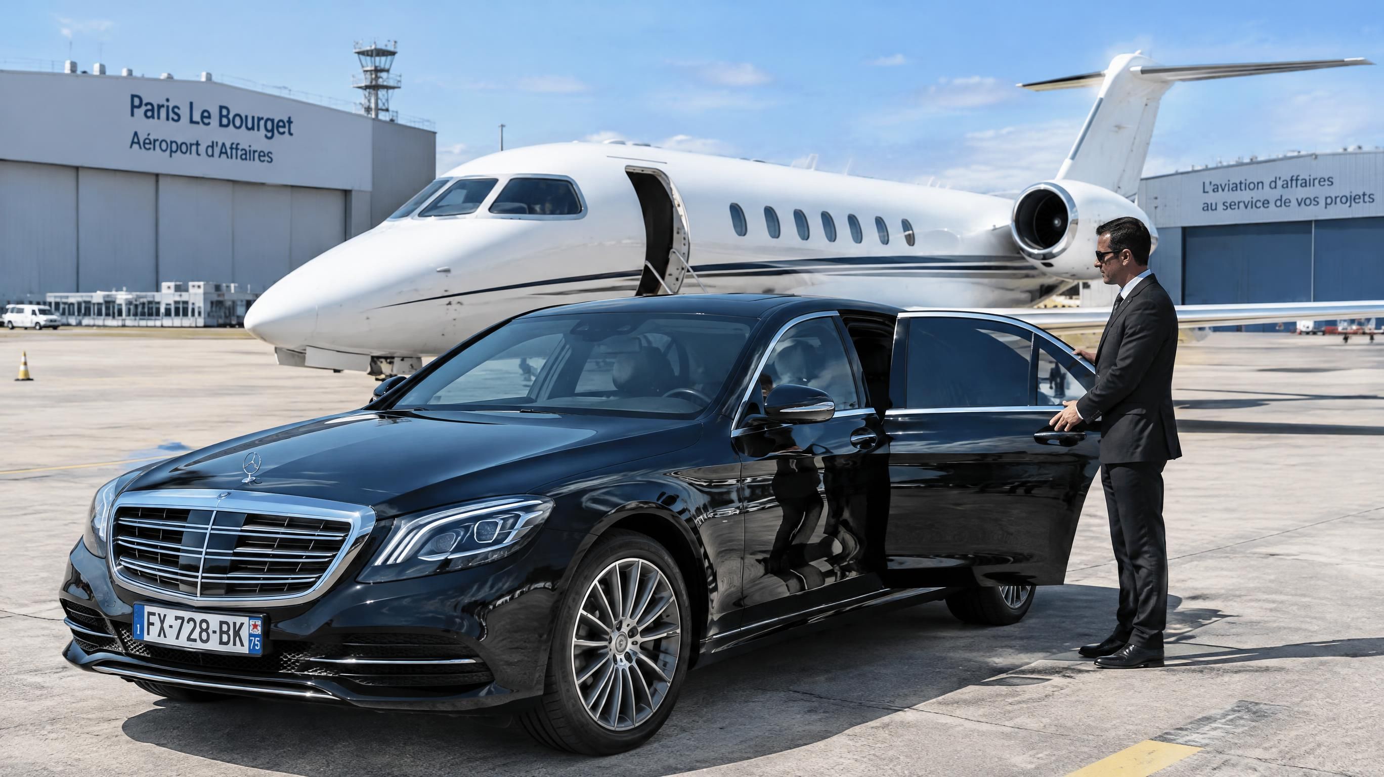 Chauffeur Privé Tarmac Jet Le Bourget