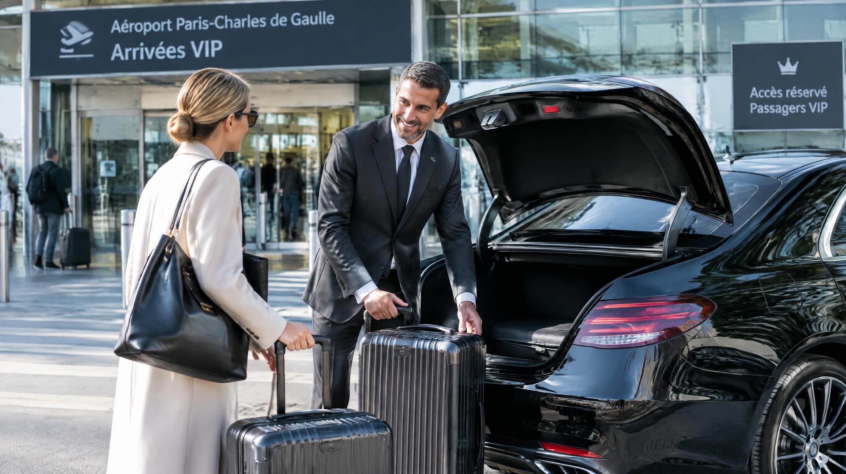 Transferts Aéroports Paris CDG Orly Le Bourget
